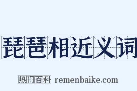 琵琶相近义词是什么意思的图片